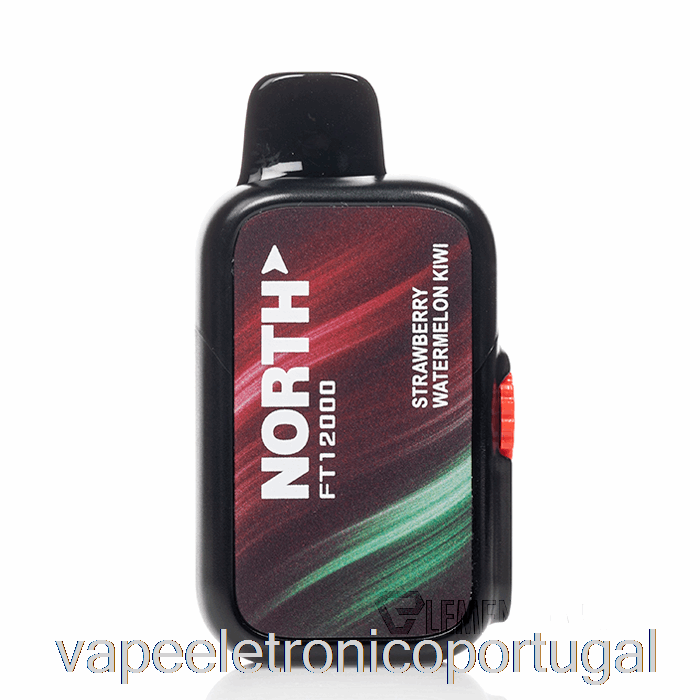 Vape Eletronico North Ft12000 Descartável Morango Melancia Kiwi